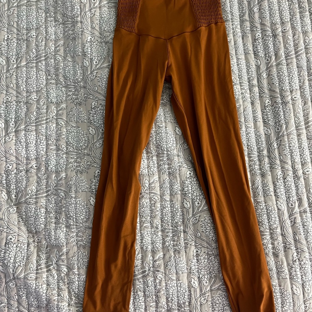 Aerie Rust High-Waisted Leggings